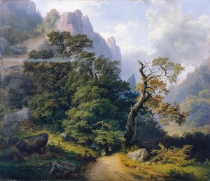 paisaje de montaña