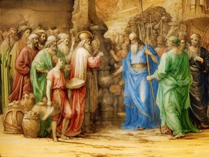 A1_Génesis_23-Abram y Melquisedec de Josef Johann Michel