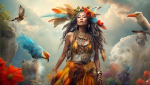 Dreamcore_dreamlike_scene-native american_02