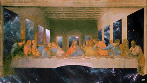 JJM-recrea: Leonardo da Vinci_La Última Cena+JWST