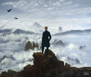 JJM recrea Friedrich-C-D: El vagabundo sobre el mar de niebla (Panorama)