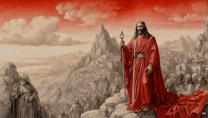 Jesús_fue mostrado todos los reinos del mundo por el diablo en una montaña-adorame_01