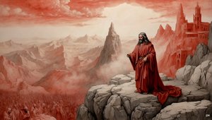 Jesús_fue mostrado todos los reinos del mundo por el diablo en una montaña-adorarme_02