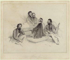 Una mañana con Franz Liszt de Josef Kriehuber