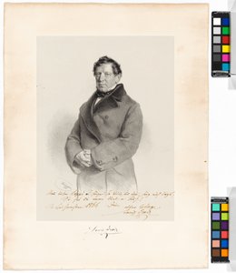 Alois (Louis) Grois (1809-1874), cantante, actor de Josef Kriehuber