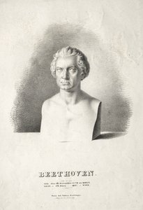Busto de Ludwig van Beethoven de Josef Kriehuber