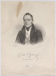Carl Czerny, nacido en Viena el 21 feb. 1791 de Josef Kriehuber
