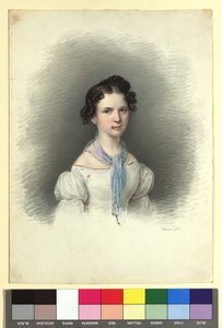 Señorita Trentsensky (2.ª hermana de Mathias) de Josef Kriehuber