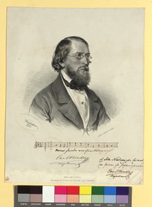 Karl Binder, maestro de capilla, compositor de la música para las farsas de Johann Nestroy de Josef Kriehuber