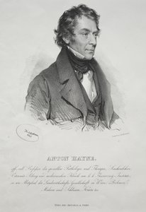 Retrato del Dr. Anton Hayne de Josef Kriehuber