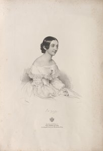 Retrato de la cantante de ópera Rita Gabussi 1810-1891, 1840
