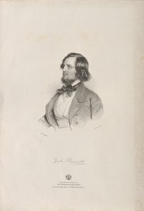 Retrato del flautista y compositor Giulio Briccialdi 1818-1881, antes de 1850