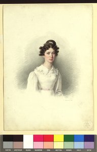 La hermana de Trentsensky de Josef Kriehuber