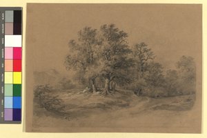 Paisaje forestal de Josef Kriehuber