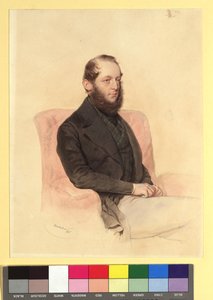 El conde Wilhelm Clemens Westphalen zu Fürstenberg (1818-1883) de Josef Kriehuber