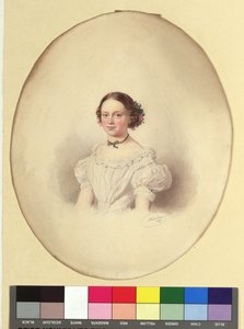 Wilhelmine Uhl, de soltera Waisnix de Josef Kriehuber