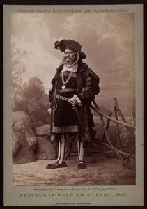 Jos. Ullmann, charcutero, en el desfile de Makart de 1879 de Josef Löwy