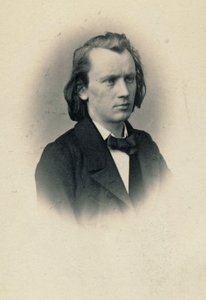 Retrato del compositor Johannes Brahms de Josef Löwy