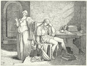 Enzio de Cerdeña, hijo ilegítimo del Emperador del Sacro Imperio Romano Federico II, en la cautividad de los lombardos güelfos