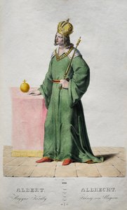 Alberto el Magnánimo 1397-1439, Rey de Hungría y Croacia, 1828 de Josef Nikolaus Kriehuber