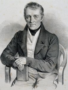 Retrato de Georg Friedrich Treitschke de Josef Nikolaus Kriehuber