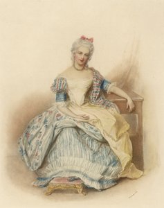 Retrato de la Princesa Carolina Lobkowitz, nacida Condesa Wrbna de Josef Nikolaus Kriehuber