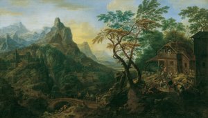 paisaje de montaña de Josef Orient