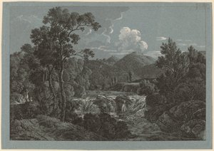 La cascada cerca de Schladming en Steiermark de Josef Rebell