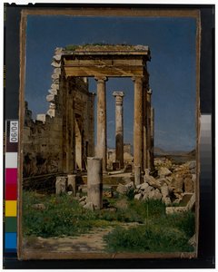 El Foro Romano (óleo sobre lienzo) de Josef Theodor Hansen