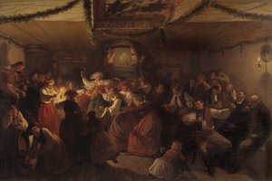 Una fiesta de bodas de Vingåker, 1857
