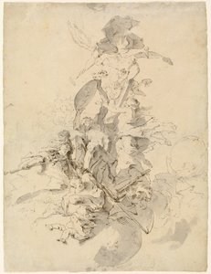 La glorificación de un prelado de Josef Winterhalder the Younger
