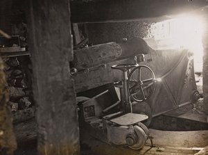 Pieza de artillería (foto en b/n) de Josef Zohles