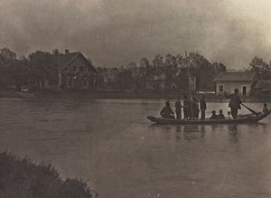 Barco en el río Drava