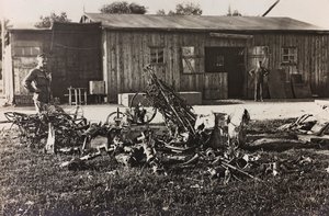 Restos de un avión italiano de Josef Zohles