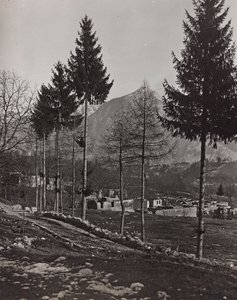 Álbum "Meine weltkriegs - Erinnerungen South-West Front (Carintia, Italia, Tirol del Sur) 31/03/1915-12/11/1918 - Josef Zohles Wien": escombros de Pliczna de Josef Zohles
