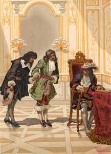 Giovanni Domenico Cassini presentado a Luis XIV por Colbert de Josep or Jose Planella Coromina