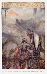 Ilustración para Sir Knight of the Splendid Way de Joseph (after) Finnemore