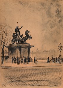 Boadicea, Puente de Westminster de Joseph (after) Pennell