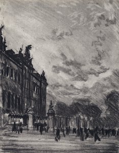 230 Strand (litografía) de Joseph (after) Pennell