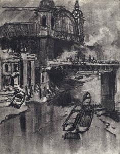 Estación de Cannon Street de Joseph (after) Pennell
