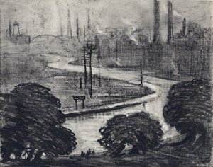 East London, El Río Lea de Joseph (after) Pennell