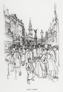 Fleet Street de Joseph (after) Pennell