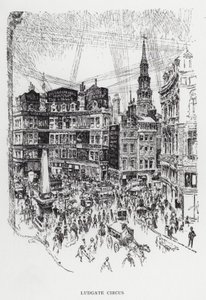 Circo de Ludgate de Joseph (after) Pennell