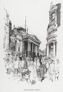 Wellington Street de Joseph (after) Pennell