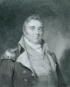 Richard Dale (1756-1826), grabado por Richard W. Dodson (1812-67) después de una copia de la pintura original de James Barton Longacre (1794-1869)