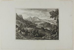 Castillo de San Esteban de Mezzo y Canturano de Joseph Anton Koch