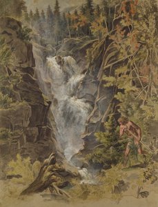 Las cataratas de Reichenbach en Meiringen, 1792-93 de Joseph Anton Koch