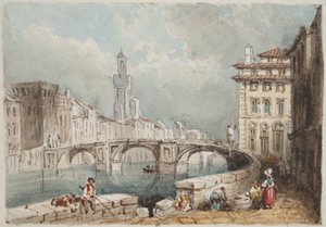 Florencia, pegado en el Diario de un viaje por Suiza e Italia de Thomas Moody, 1822 de Joseph Axe Sleap