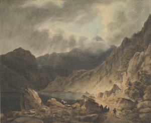 Tormenta sobre un lago, 1800-1811 de Joseph Barber.