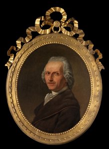 Retrato de Paulus de Cock (óleo sobre lienzo) de Joseph Benoît Suvée